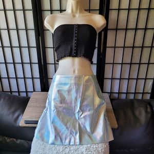 2/$8 • EUC Forever 21 Reflective Rainbow Skirt